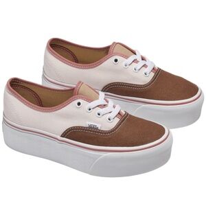 VANS | Authentic Stackform Earthy Multi Color Block Platform Sneaker